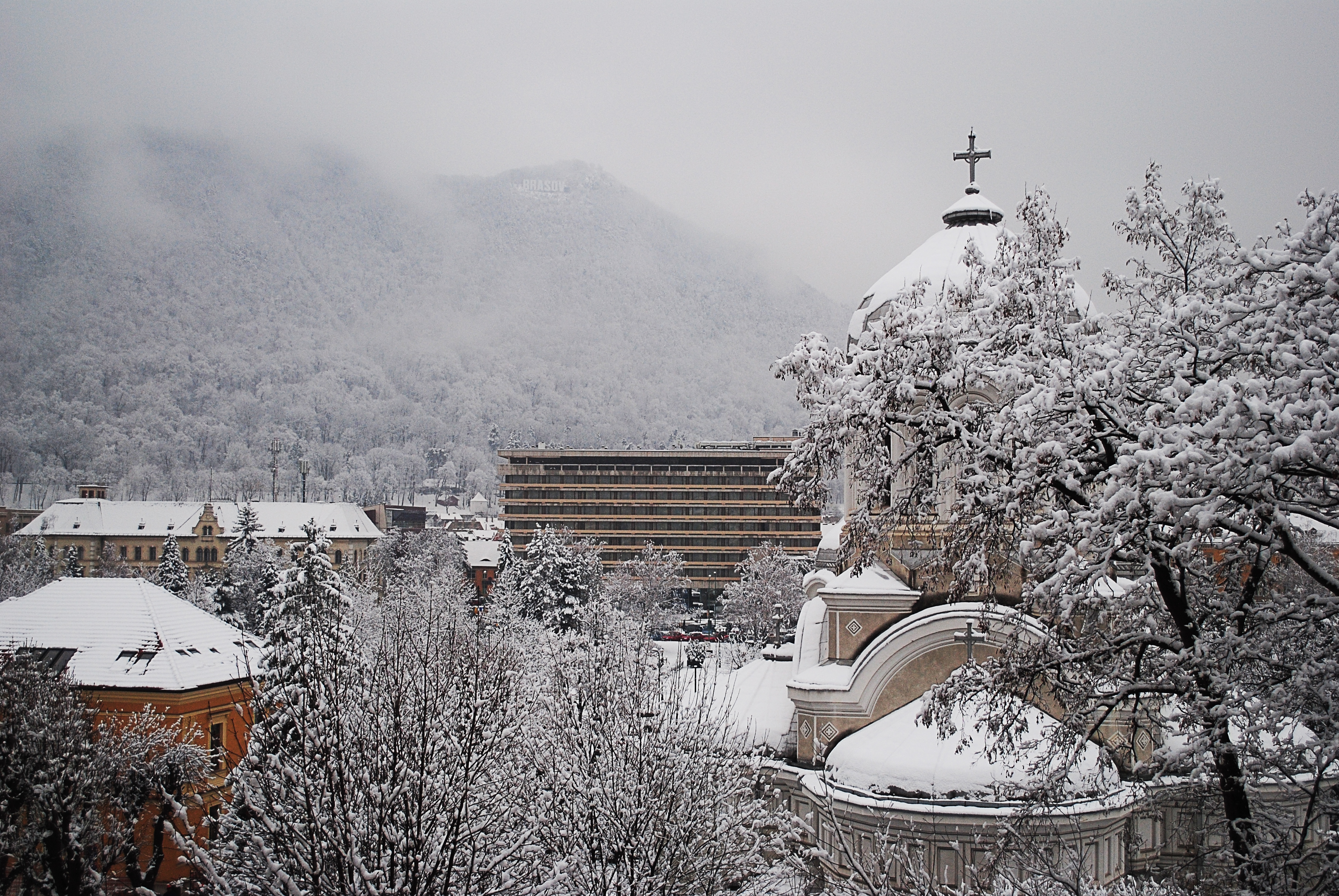 Februarie 2013, zăpadă în Brașov
